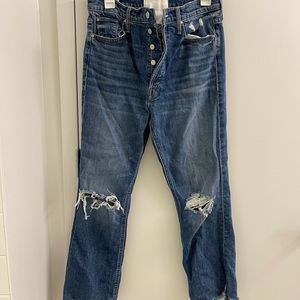 Distressed MOTHER denim!